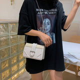 PU Leather Crossbody Bags For Women 2019 Chain Shoulder Messenger Bag Female Travel Handbags and Purses Hand Bag