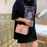 PU Leather Crossbody Bags For Women 2019 Chain Shoulder Messenger Bag Female Travel Handbags and Purses Hand Bag