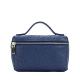 New Fashion designer handbag embossed ostrich leather portable bag small clutch bag lady hand bag purse
