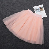 Puffy New Arrival 5 Layer Fashion Women Tulle Skirt Tutu Wedding Bridal Bridesmaid 2019 Overskirt Petticoat Lolita Saia