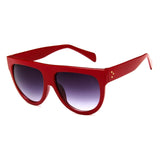 Kim Kardashian Sunglasses Woman Vintage Retro Flat Top Gradient Shield Black Sun Glasses Pilot Luxury Designer Oversized Eyewear