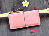 Women Wallets Candy Oil Leather Wallet Long Design Day Clutch Casual Lady Cash Purse Women Hand Bag Carteira lady phone bag