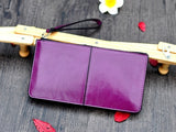 Women Wallets Candy Oil Leather Wallet Long Design Day Clutch Casual Lady Cash Purse Women Hand Bag Carteira lady phone bag