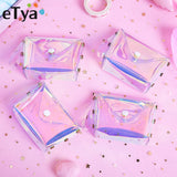 eTya Transparent Coin Purse Women Small Wallet Female Change Purses Mini Children's Pocket Wallets Key Card Holder PVC Hand bags