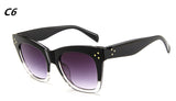 Luxury Rectangle sunglasses women brand design retro colorful transparent fashion cat eye sun glasses Female Eyewear  UV400