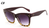 Luxury Rectangle sunglasses women brand design retro colorful transparent fashion cat eye sun glasses Female Eyewear  UV400