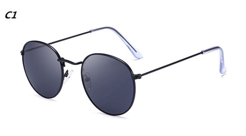 DJXFZLO Luxury Sunglasses Women/Men Brand Designer Glasses Lady Oval Sun Glasses Small Metal Frame  Oculos De Sol Gafas