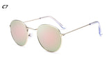 DJXFZLO Luxury Sunglasses Women/Men Brand Designer Glasses Lady Oval Sun Glasses Small Metal Frame  Oculos De Sol Gafas