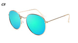 DJXFZLO Luxury Sunglasses Women/Men Brand Designer Glasses Lady Oval Sun Glasses Small Metal Frame  Oculos De Sol Gafas