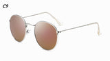 DJXFZLO Luxury Sunglasses Women/Men Brand Designer Glasses Lady Oval Sun Glasses Small Metal Frame  Oculos De Sol Gafas