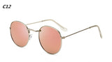 DJXFZLO Luxury Sunglasses Women/Men Brand Designer Glasses Lady Oval Sun Glasses Small Metal Frame  Oculos De Sol Gafas