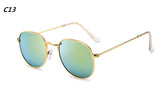 DJXFZLO Luxury Sunglasses Women/Men Brand Designer Glasses Lady Oval Sun Glasses Small Metal Frame  Oculos De Sol Gafas