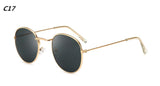 DJXFZLO Luxury Sunglasses Women/Men Brand Designer Glasses Lady Oval Sun Glasses Small Metal Frame  Oculos De Sol Gafas