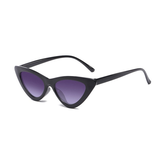 iGUETTA 2019 Small Cat Eye Sunglasses Women Retro Black White Cateye Sun Glasses Fashion Vintage Brand Designer Sunglasses